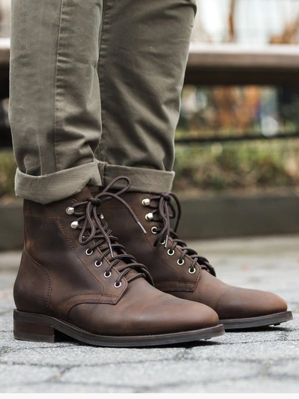 Men's President Lace-Up Boot in Tobacco by Thursday Boot Company size 8.5